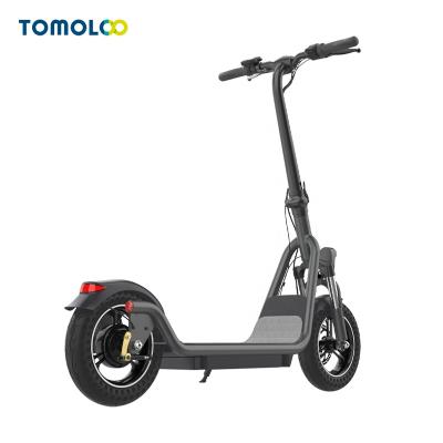 China Fashionable Folding Two Wheels Adult Man Long Range 80km 350w 36v 12inch Foldable Electric Scooter Tomoloo for sale