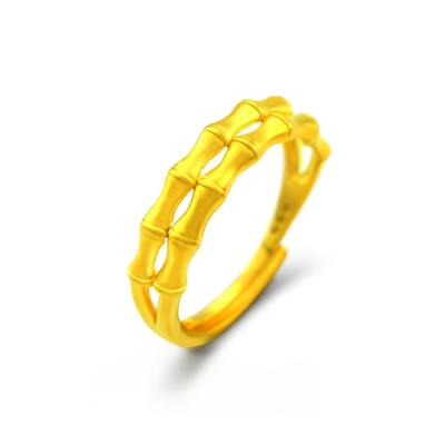 China CLASSIC Wholesale Fashion Bamboo Gold Rings Designs Women 18k for sale