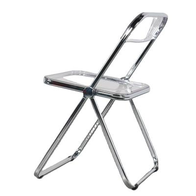 China Castelli furniture foldable folding chair transparent office dining room chairs 1 buyer for sale