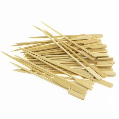 China Export Standard Easily Cleaned Stick Rack Food Pallet Eco-Friendly Wooden BBQ Bamboo Skewer for sale