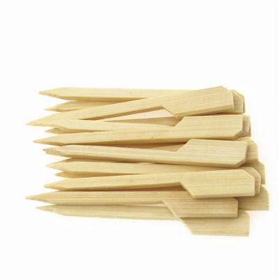 China Thick Gushi Gun Shape Stick Barbecue Skewer Eco-friendly Bamboo Skewer Easily Cleaned And Wooden for sale