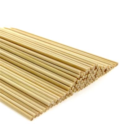 China Bamboo Stick 60cm Thin Natural Wood Easily Cleaned Skewer 3mm 5mm Dia Producer Custom Logo 3.0mm*30cm 40cm for sale