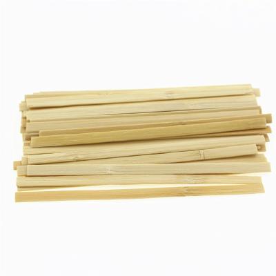 China Sustainable High Quality Natural Flat Bamboo Coffee Stirrer With Smooth Surface for sale