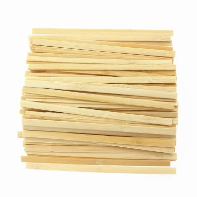 China Sustainable Factory Direct 11cm Length 1000pcs/bag Bamboo Coffee Stirrer With Flat End for sale