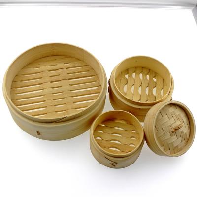 China Best Quality Modern Stocked Ring Adapter Basket Chinees Bamboo Steamer, Bamboo Steamer With Ring Adapter for sale