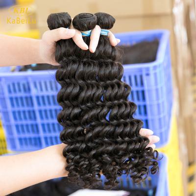 China Deep Wave Most Popular European Virgin Hair Extensions , Cheap Brazilian Curly Hair Weave for sale