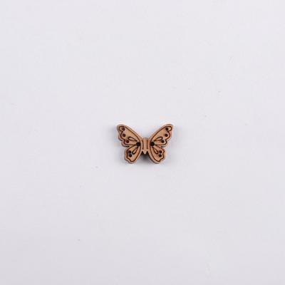 China Other Cute Natural Color Diy Accessories Bear Butterfly Rabbit Flower Style Animal Design Sewing Wooden Children Buttons for sale