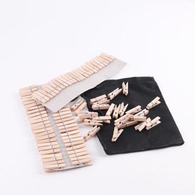 China Eco-friendly Material Wholesale Natural Wood Clothespin Laundry Process Hanging Clothespins for sale