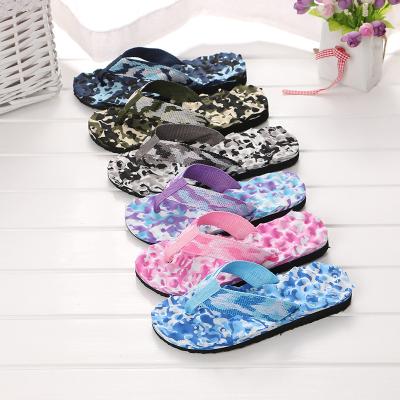 China Fashion 2021 Summer Women Outdoor Beach Flip Flops Shoes Sandals Camouflage Shoes Slippers Daily Wear Casual Slippers Size 36-40 for sale