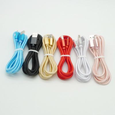 China Hot Amazon 1M 2M High Speed ​​Charging Cable 2.4A Mobile Phone USB Cable Charger Fast Charging Data Cable For iPhone for sale