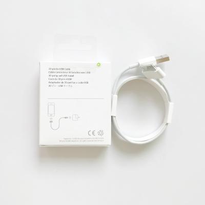 China iPhone 4 4s 30 Pin USB Charger Cable High Speed ​​Charging Wholesale Price for sale