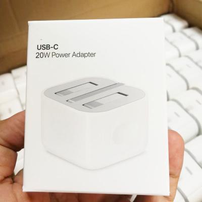 China Original UK High Speed ​​Wall Charger Palladium 20W Plug Power Adapter 20W USB C Charging Cable For iPhone 12 13 Pro 20W USB-C Charger Adapter for sale