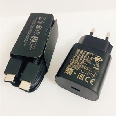 China Original Wholesale 25W High Power PD Charger High Speed ​​Charging With C to C Cable Super Fast Charger For Samsung s20 s21 for sale