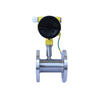 China Measuring liquids turbine liquid flowmeter and flange connection turbine liquid flowmeter for flowmeter turbine for sale