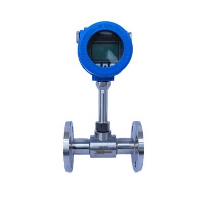 China Various Gas LPG Natural Gas Thermal Mass Flow Meter Gauge CE Approved Flange Connection Thermal Mass Flow Meter for sale