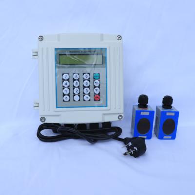 China Liquids Alcohol Measuring Ultrasonic Flow Meter With CE Approved RS232 Water Flange On Type Ultrasonic Flowmeter for sale