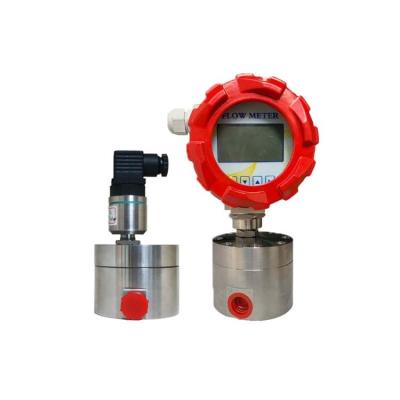 China Measuring Liquids Micro Oval Speed ​​Flow Meter Oval Diesel Fuel Flow Meter Stainless Steel Gasoline Oil Flow Meter for sale