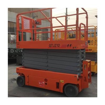 China Hotels small mechanical lifting mechanisms elevadora de plataforma indoor self propelled scissor lifts for sale