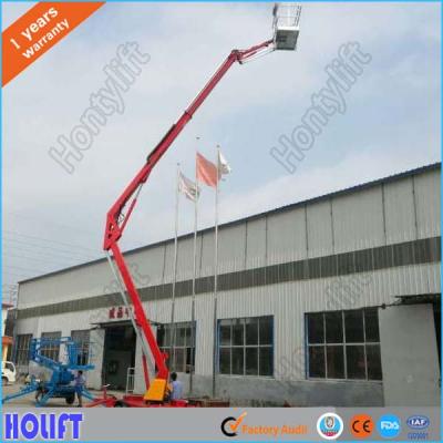 China Competitive price 18m height 200kg diesel engine battery hydraulic mobile lifting folding arm boom telescopic lifts for sale