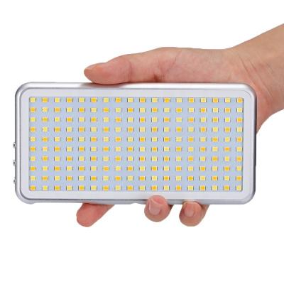 China M180 Bicolor Pocket LED Light LED Board and Power Bank with RGB Filter Gel M180 for sale