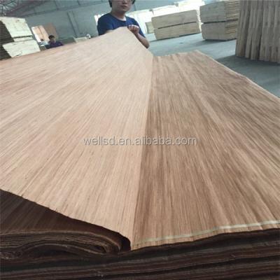 China recon face veneer all kinds of colours, recon gurjan/okoume/teak/poplar veneer for sale