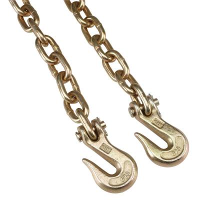 China G70 Transport Steel Chain Sling With Grab Hooks Welded Chain WELLS-chain Te koop