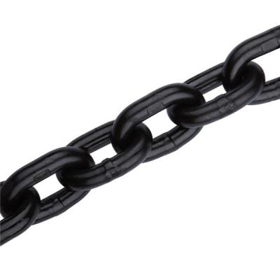 Cina WELLS 8*24 CE G80 Lifting Link Chain Blackened 6mm Black Standard Combined Chain in vendita