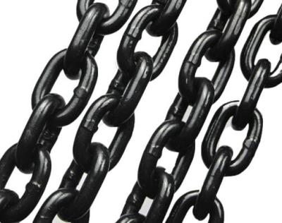 중국 Wholesale Alloy steel black grade 80 lifting chain 판매용