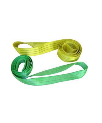 China Supply yellow and green endless webbing sling Te koop