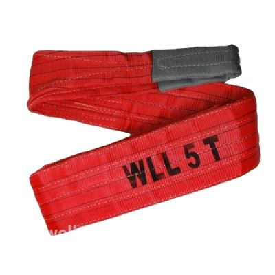 Китай Flat Polyester Webbing Sling With CE Certification More than 12 Tons Flat Eye продается