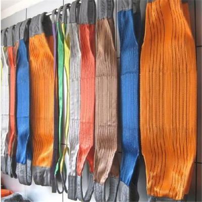 China Wells Width 5-10cm  Polyester Webbing Sling For Pp Big Bag Endless More than 12 Tons for sale