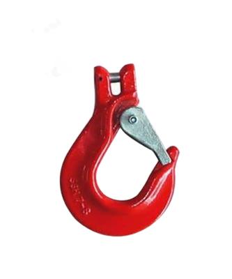 Κίνα Wells Alloy Steel Clevis Grab Hook With Locking Latches G80 color painted roll-forged προς πώληση