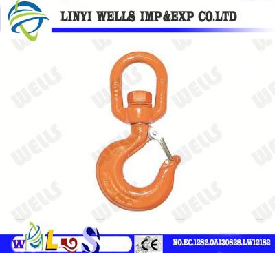 中国 Wells Alloy Steel Lifting Swivel Hook DMY 8 Ton Color-Painted  For Lifting 販売のため