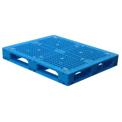 China Heavy Duty HDPE 40x48 Pallets Single Faced Industrial Plastic Pallets for sale