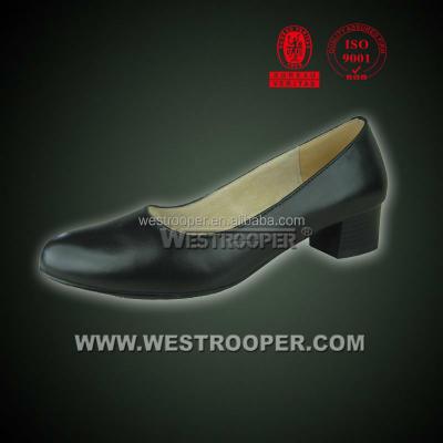 China OFFICER SHOES leather ladies officer shoes army shoes 70-1361 for sale