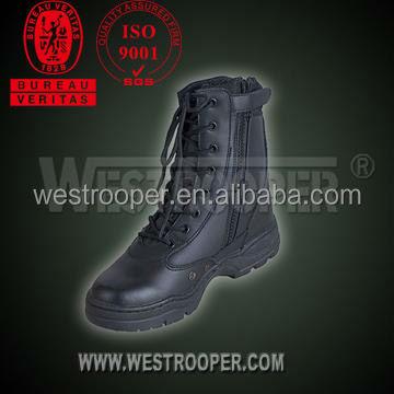 China WTP70-1114 ARMY Tactical Black Leather Higher Quality Combat Boots for sale