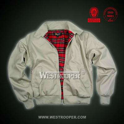 China Harrington Breathable Beige Jacket for sale