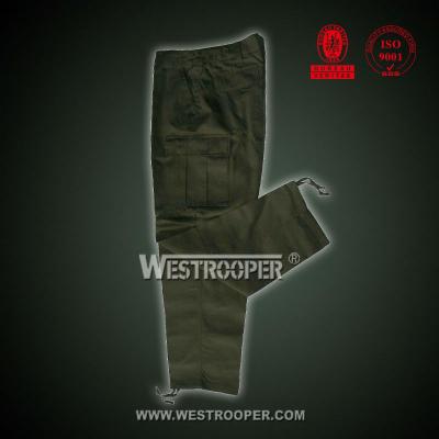 China T/C breathable olive bdu military pants for sale