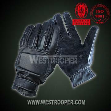 China Tactical Archer Grain Finger Full Leather Gloves WTP 23-1023 for sale