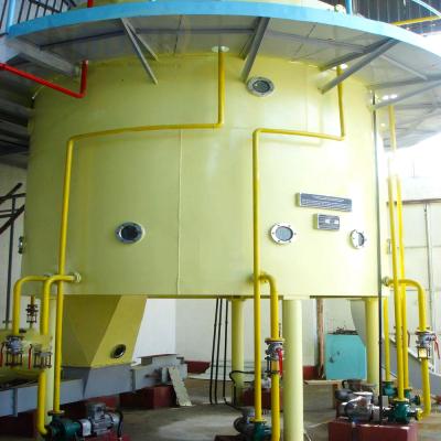 China To extract oil from rice bran cake seed oil extractor plant full automatic vegetable oil solvent machine for sale