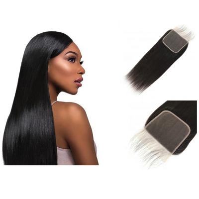 China Silky Straight Lace Front Closure Hair Vendors Factory Wave Extension 16 Inch HD Transparent Swiss Closure Wholesale Silky Straight Lace for sale