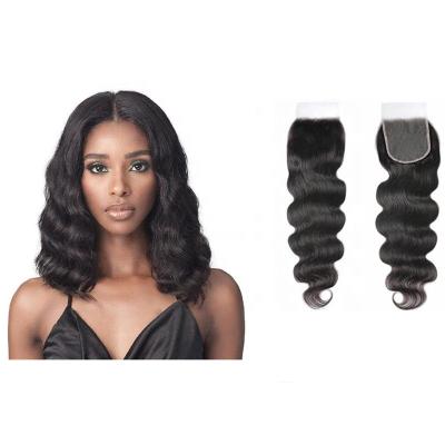 China Soft Smooth Thick Shedding Virgin Brazilian Hair Headband Lace Closure 6x6 HD Lace Hair Extension Swiss Body Wave Hair Extension Weave Bundles Closure for sale