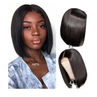 China Silky Straight Swiss Lace Front Human Hair Wigs Bob Wigs 13x6 Wave Virgin Cheap Price Silky Straight Human Hair Wigs Wholesale For Women for sale