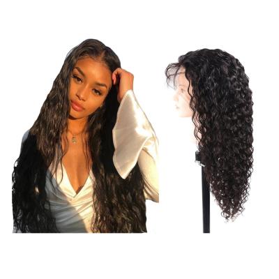 China Deep Wave Factory Sellers Hair Wig Pre Plucked Sheer Swiss Lace Deep Wave 360 ​​Lace Front Wigs For Black Women for sale