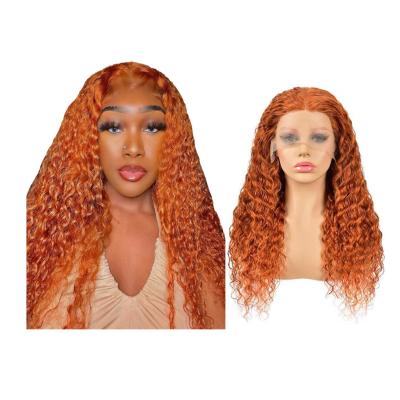 China Transparent Swiss Lace Frontal Human Hair Wigs Water Wave Wigs 13x6 Wave Wave Virgin Brazilian Lace Cheap Raw Silky Straight Hair HD Wigs for sale