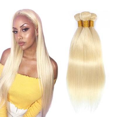 China Silky Straight 613 Wave Human Hair Bundles 100% 8A Brazilian Honey Blonde Bundles Virgin Hair Hair Extensions Weaves Color 613 for sale