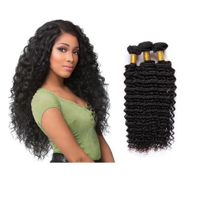 China Brazilian Body Wave Hair Deep Wave Bundles Natural Color Cuticle Aligned Hair Weave Bundles Hair Extension for sale