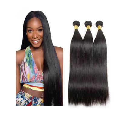 China Free Sample Silky Straight Wave Hair Weave Virgin Hair Bundles Double Weft Brazilian Cuticle Aligned Bundles Hair Extension for sale