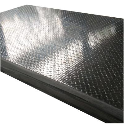 China Sale 1060 Construction Whole Aluminum Checkered H14 Plate For Elevator Floor for sale