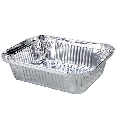 China 530ml food grade aluminum foil pans 1000pcs/carton/food trays/disposable food containers for sale